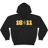 Greekgear Omega Psi Phi Year Crest Hoodies(Black)