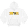 Greekgear Omega Psi Phi Year Crest Hoodies(White)