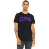 Omega Psi Phi Greek Lettered Arch T-Shirt(Black)