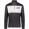 Omega Psi Phi Prism Bold 1/4 Zip Pullover(Carbon/White)