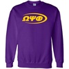 Omega Psi Phi Splash Crewneck Sweatshirts(Purple)