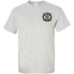 Omega Psi Phi Crest – Shield Emblem Shirt(Sports Grey)