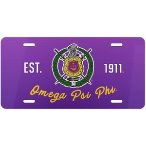 Omega Psi Phi License Cover – 1911