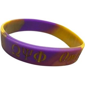 Omega Psi Phi Silicone Bracelet