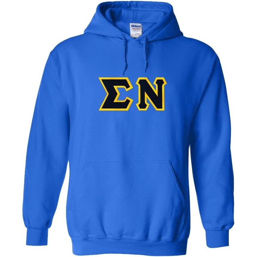 image:imageGreekgear Sigma Nu Lettered Hooded Sweatshirt