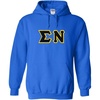 Greekgear Sigma Nu Lettered Hooded Sweatshirt