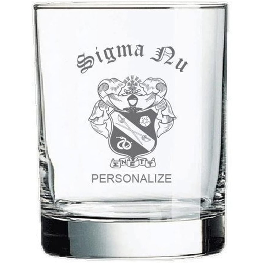 image:imageGreekgear Sigma Nu Old Style Glass Transparent