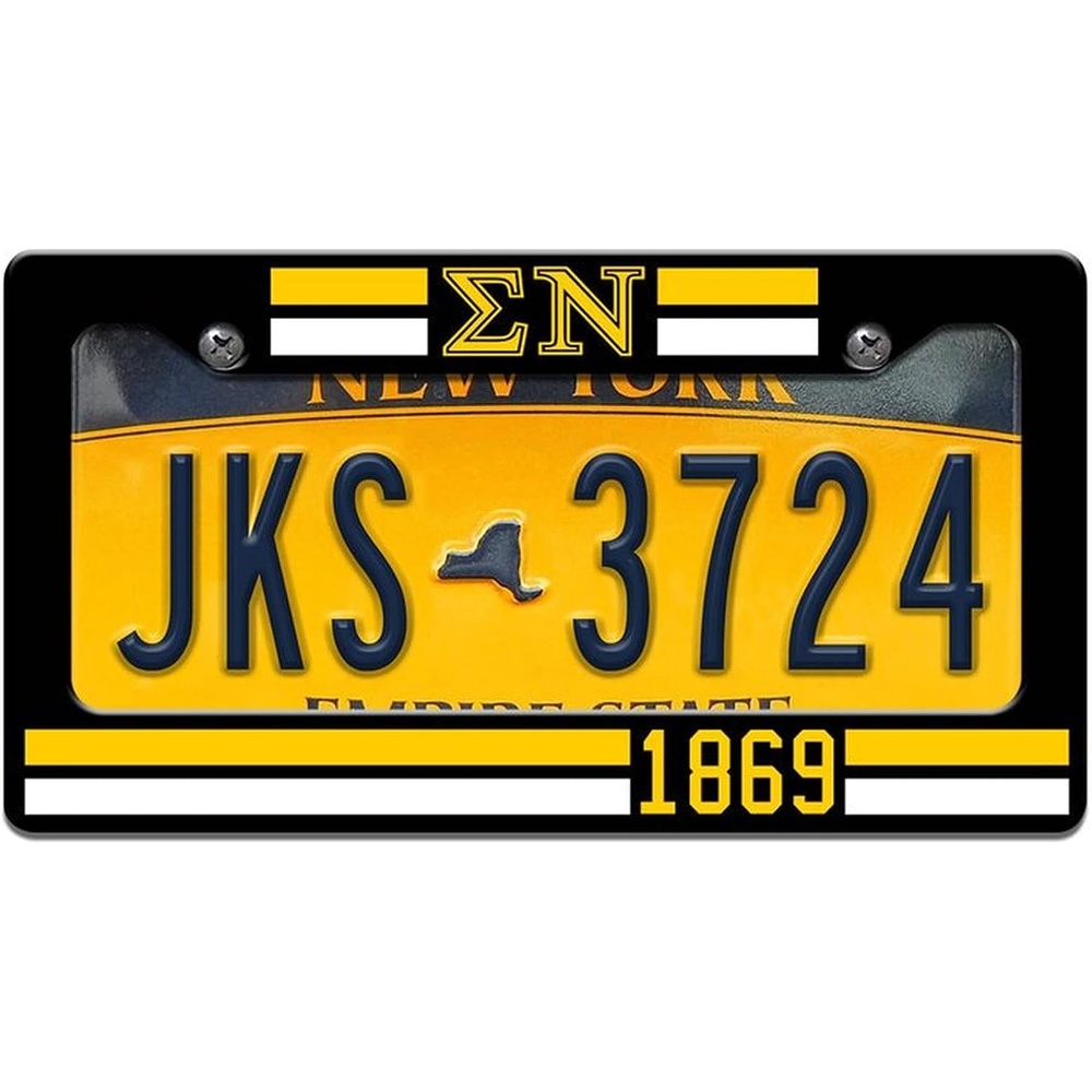 image:imageSigma Nu Year License Plate Frame