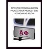 Alpha Phi Lettered License Cover