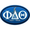 Phi Delta Theta Color Oval Decal