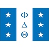 Phi Delta Theta Flag Decal Sticker