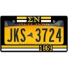 Sigma Nu Year License Plate Frame