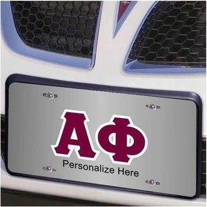 Alpha Phi Lettered License Cover