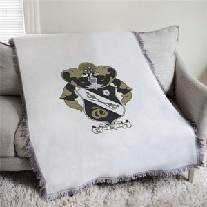 Sigma Nu Full Color Crest Afghan Blanket Throw