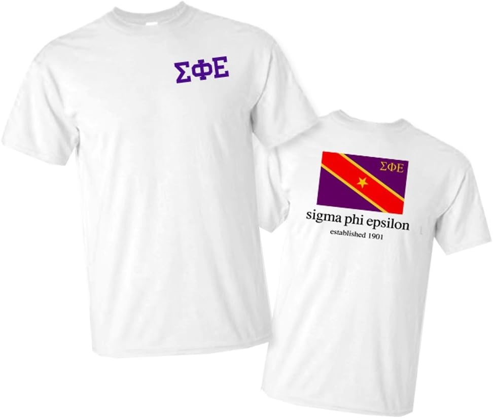 image:imageSigma Phi Epsilon SigEp Flag TShirtWhite