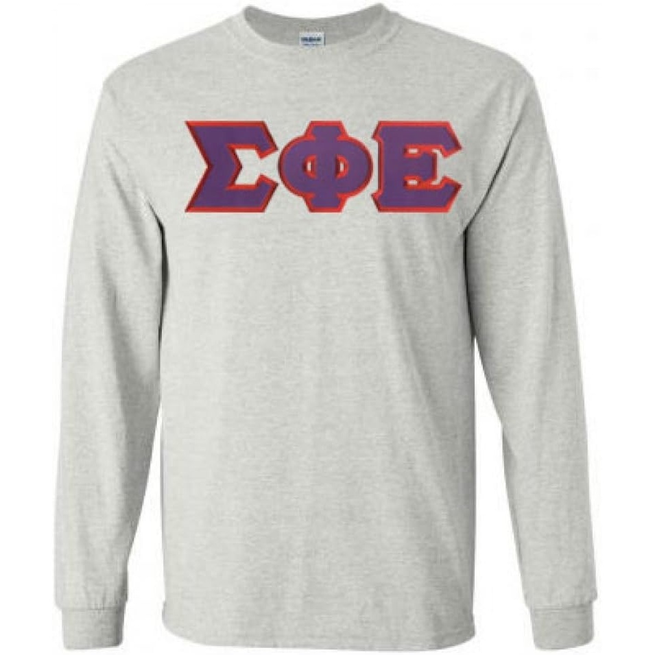 image:imageSigma Phi Epsilon Lettered Long SleeveLight Grey