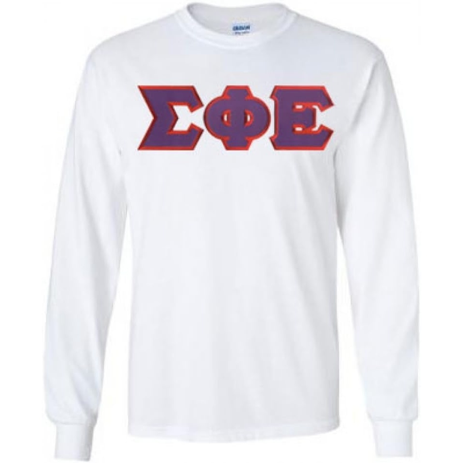 image:imageSigma Phi Epsilon Lettered Long SleeveWhite