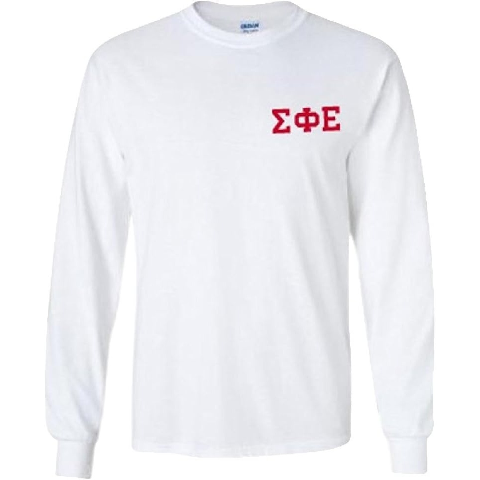 image:imageSigma Phi Epsilon SigEp World Famous Crest Long Sleeve TShirtWhite