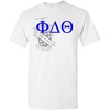Phi Delta Theta Greek Crest T-Shirt X-Large Light Grey