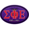Sigma Phi Epsilon SigEp Color Oval Decal