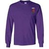Sigma Phi Epsilon SigEp Fraternity Crest Longsleeve Tee(Purple)