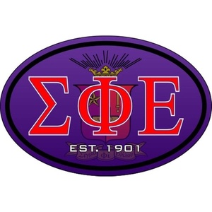 Sigma Phi Epsilon SigEp Color Oval Decal