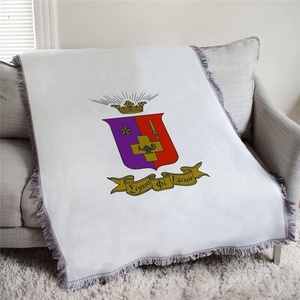 Sigma Phi Epsilon SigEp Full Color Crest Afghan Blanket Throw