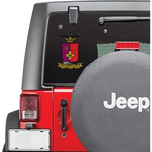 Sigma Phi Epsilon SigEp Large Greek Color Crest Decal – Up to 12 Inch Tall