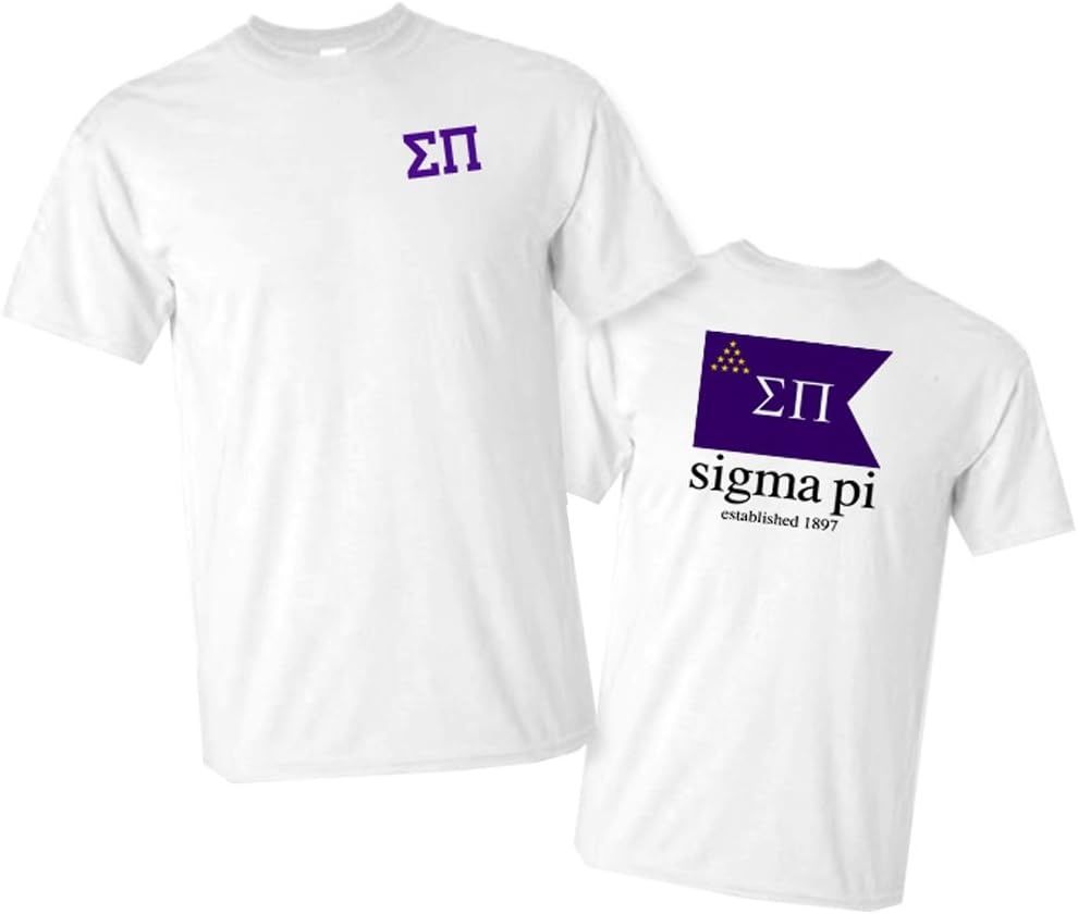 image:imageSigma Pi Flag TShirtWhite