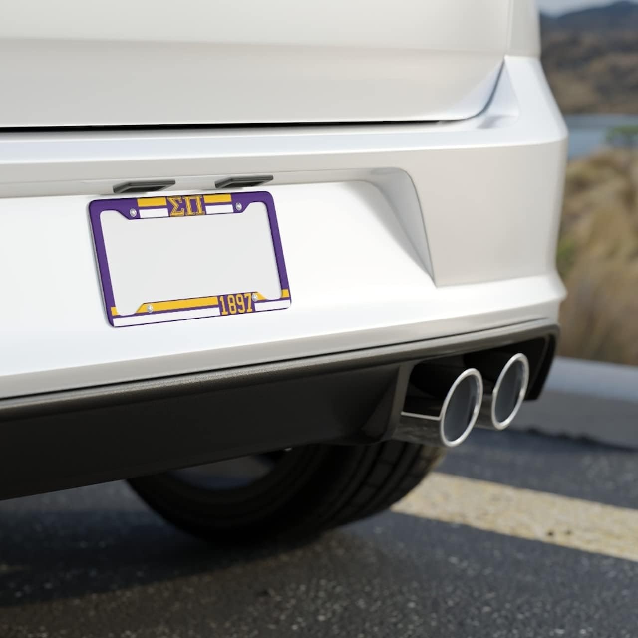 image:imageSigma Pi Year License Plate Frames