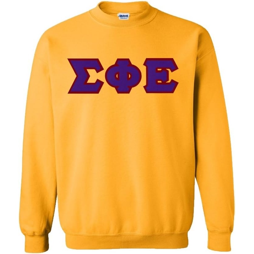 image:imageGreekgear Sigma Phi Epsilon Lettered CrewneckAthletic Gold