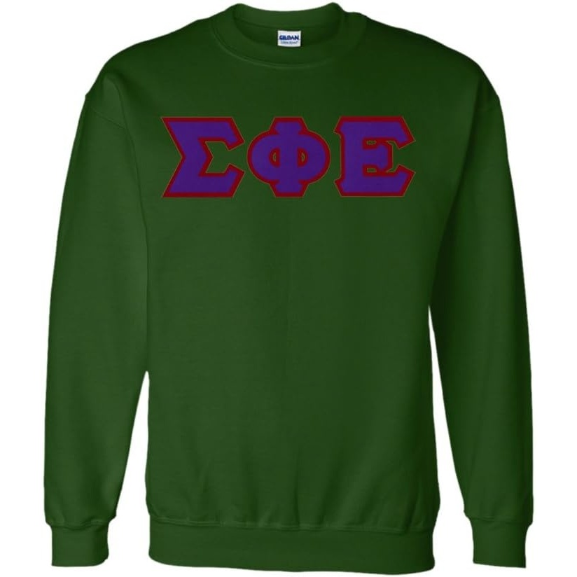 image:imageGreekgear Sigma Phi Epsilon Lettered CrewneckForest Green