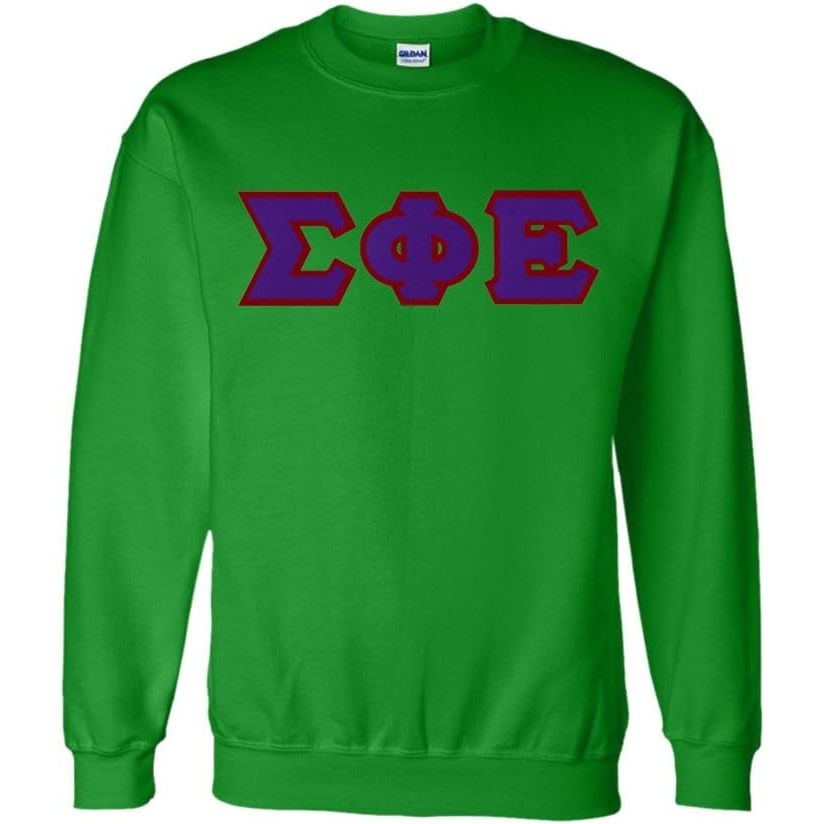 image:imageGreekgear Sigma Phi Epsilon Lettered CrewneckIrish Green