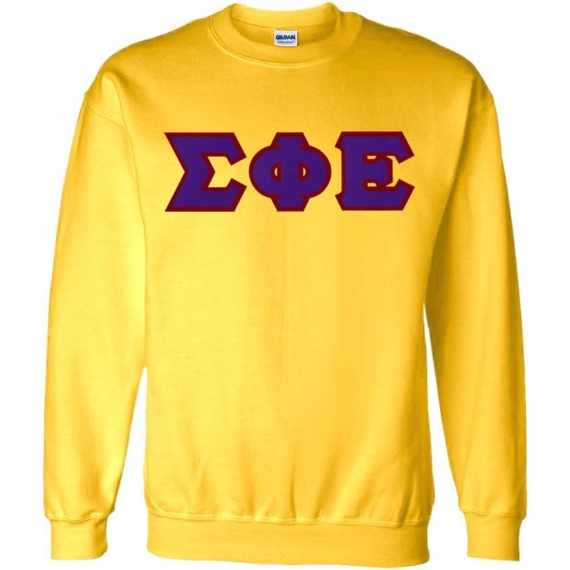image:imageGreekgear Sigma Phi Epsilon Lettered CrewneckYellow