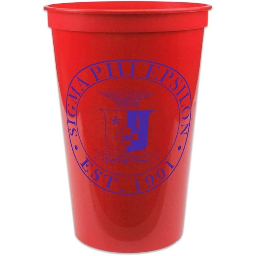 image:imageGreekgear Sigma Phi Epsilon SigEp Big Plastic Stadium Cup Set of 4