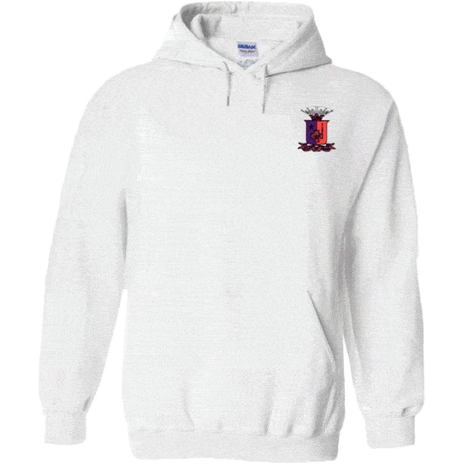 image:imageGreekgear Sigma Phi Epsilon SigEp Crest Shield Emblem Hooded SweatshirtWhite