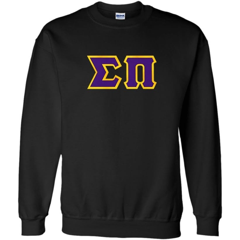 image:imageGreekgear Sigma Pi Lettered CrewneckBlack