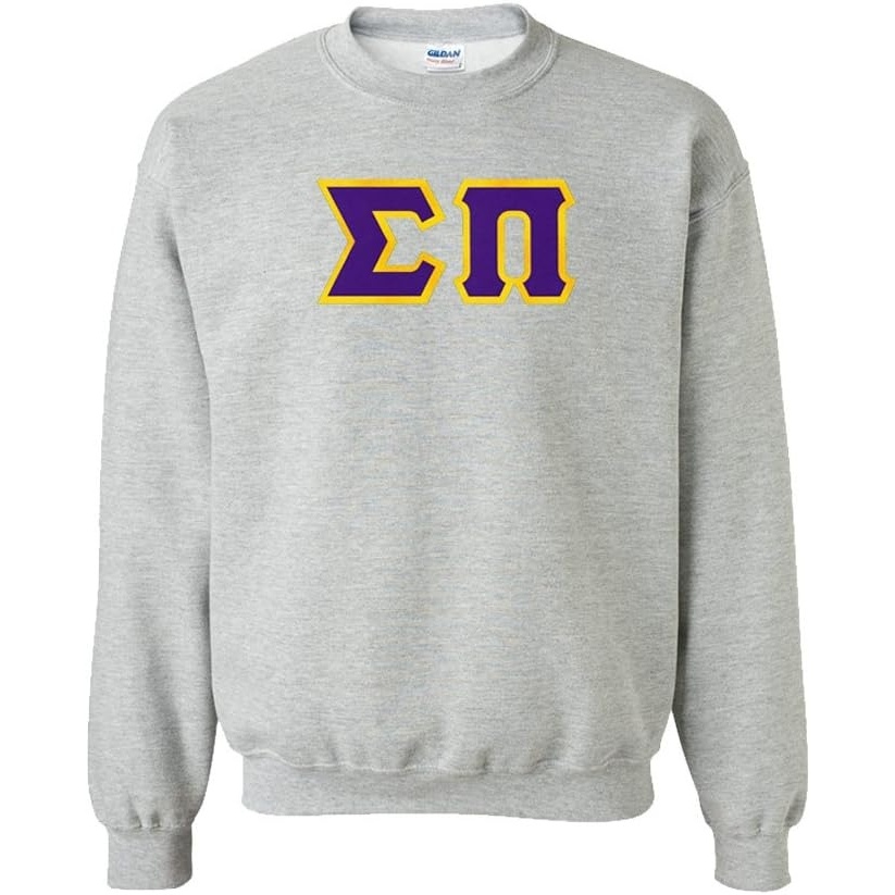 image:imageGreekgear Sigma Pi Lettered CrewneckSports Grey