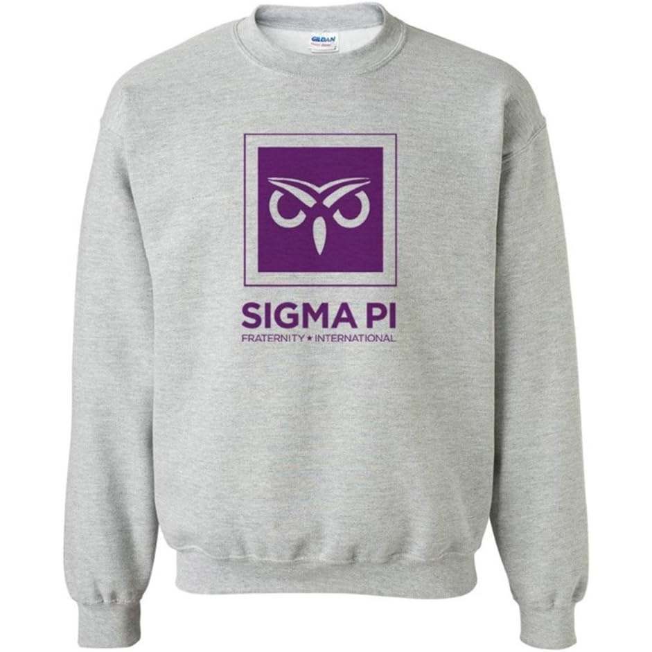 image:imageGreekgear Sigma Pi Logo Crewneck SweatshirtSports Grey