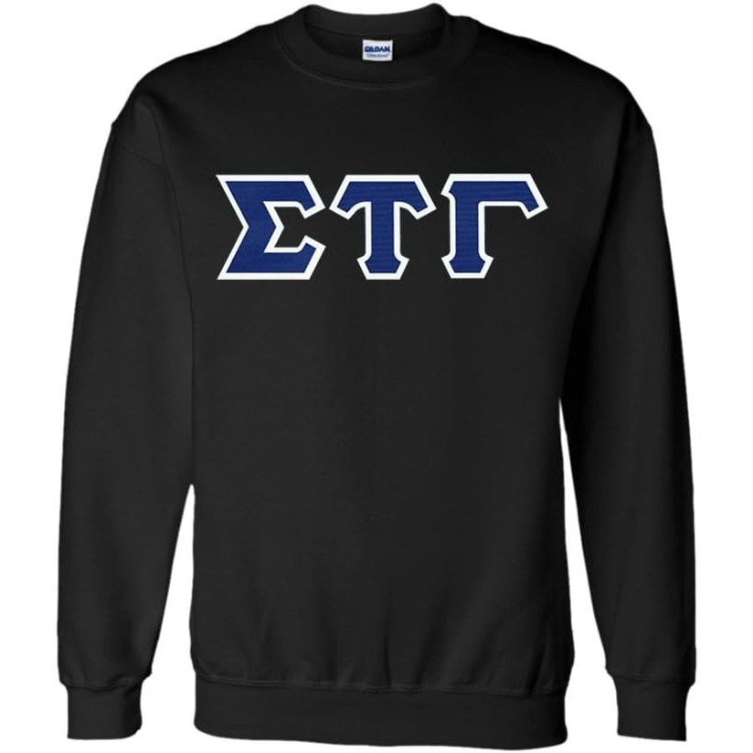 image:imageGreekgear Sigma Tau Gamma Lettered CrewneckBlack