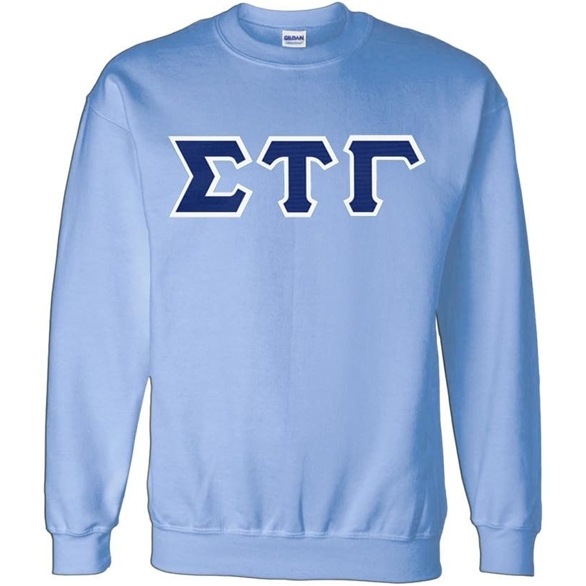 image:imageGreekgear Sigma Tau Gamma Lettered CrewneckLight Blue
