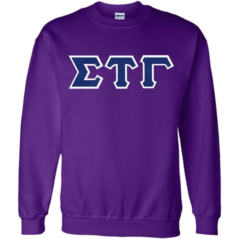 image:imageGreekgear Sigma Tau Gamma Lettered CrewneckPurple