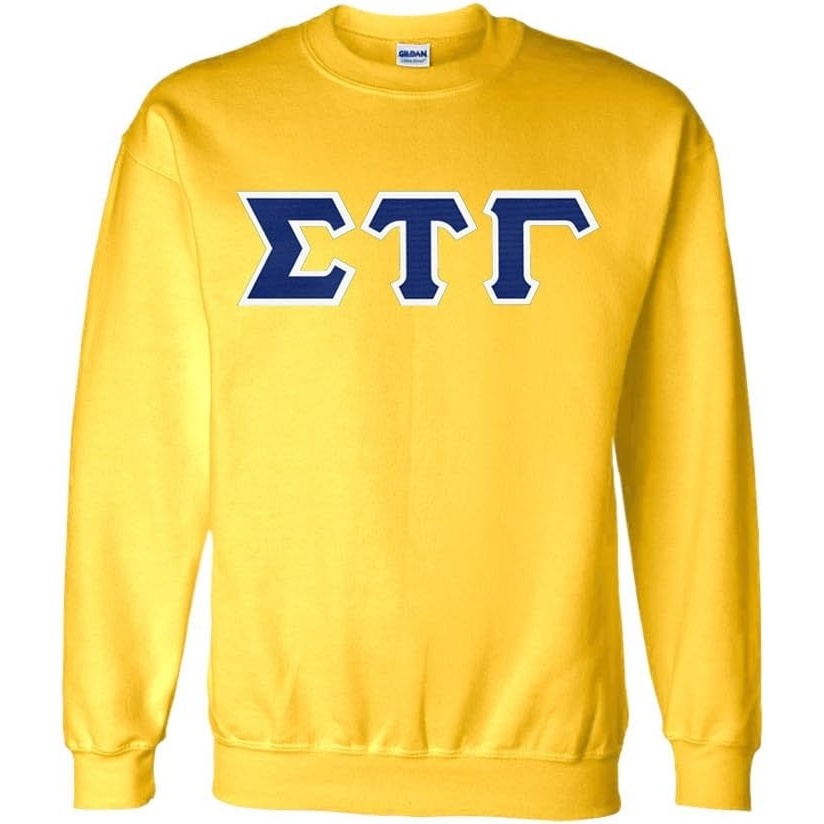 image:imageGreekgear Sigma Tau Gamma Lettered CrewneckYellow