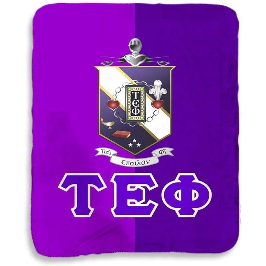 image:imageGreekgear Tau Epsilon Phi Two Tone Sherpa Lap Blanket