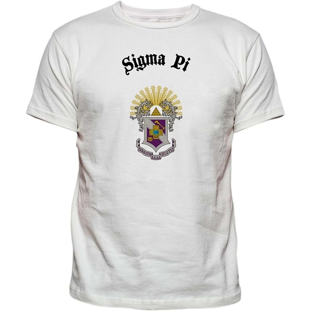 image:imageSigma PI Vintage Crest TShirtWhite