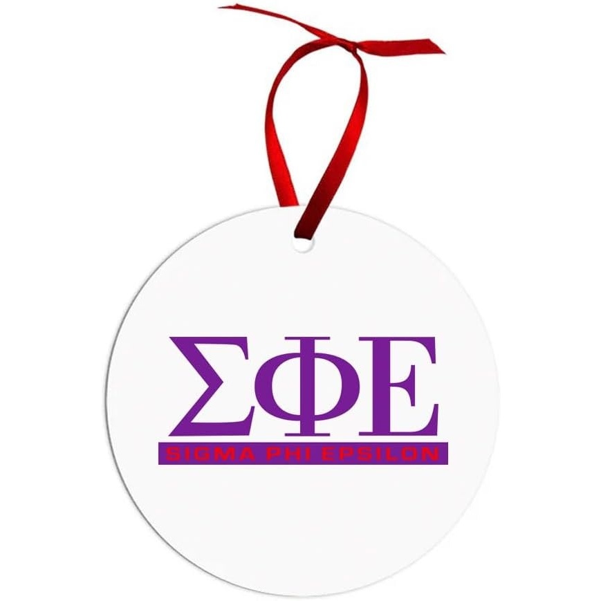 image:imageSigma Phi Epsilon Classic Circle Ornaments