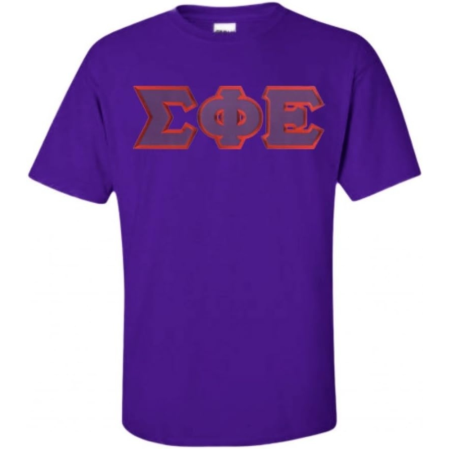 image:imageSigma Phi Epsilon Lettered TShirtPurple