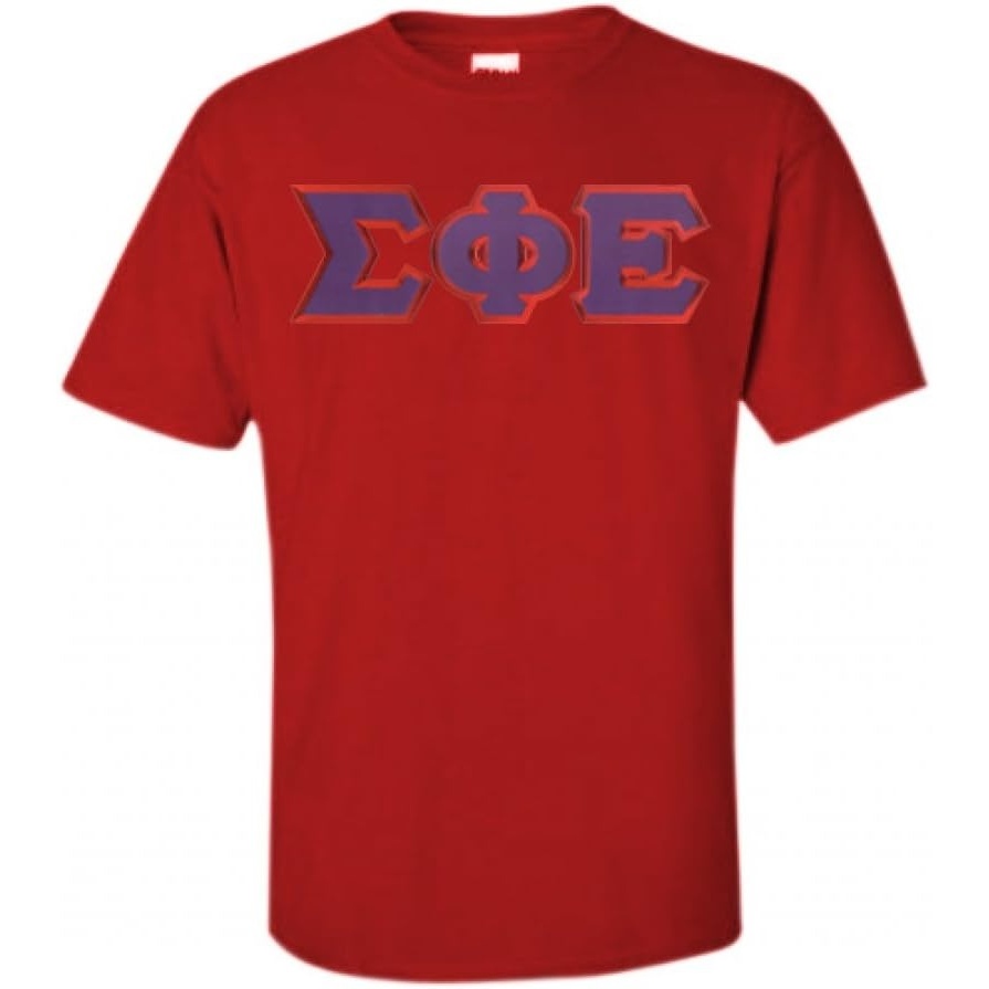 image:imageSigma Phi Epsilon Lettered TShirtRed