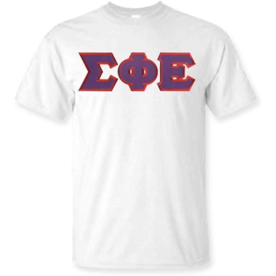image:imageSigma Phi Epsilon Lettered TShirtWhite