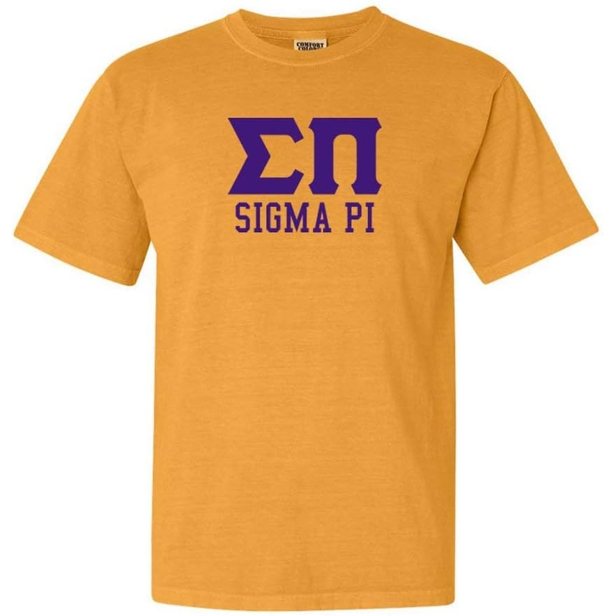 image:imageSigma Pi Greek Heavyweight TShirtCitrus